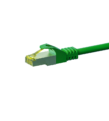 Cat7 S/FTP (PIMF) patch-kaapeli 0,25 m vihreä