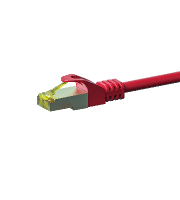 Cat7 S/FTP (PIMF) patch-kaapeli 50m punainen