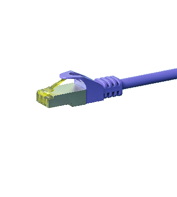 Cat7 S/FTP (PIMF) patch-kaapeli 1m violetti