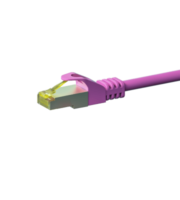 Cat7 S/FTP (PIMF) patch-kaapeli 2m vaaleanpunainen