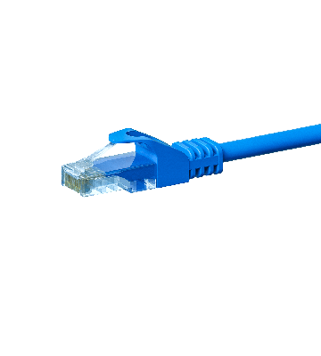 CAT5e UTP patch -kaapeli 0,25 m sininen - CCA