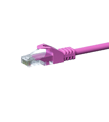 CAT5e UTP patch -kaapeli 10m pinkki - CCA