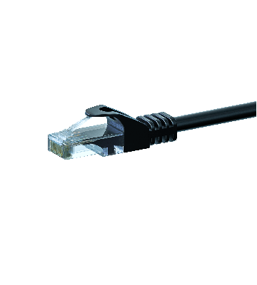 CAT6 UTP patch -kaapeli 10m musta - CCA