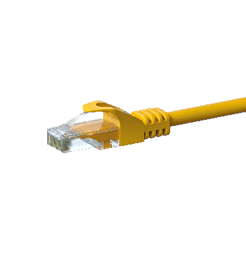 CAT6 UTP patch -kaapeli 10m keltainen - CCA