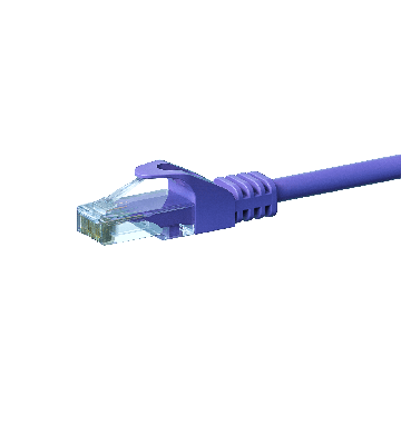 CAT6 UTP patch -kaapeli 0,25 m violetti - CCA