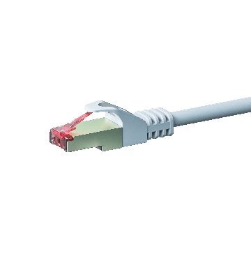 CAT6 S/FTP (PIMF) patch-kaapeli 0,25 m valkoinen