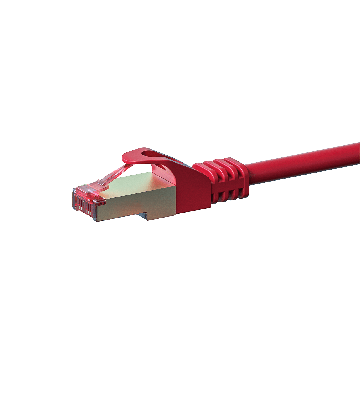 CAT6 S/FTP (PIMF) patch-kaapeli 1m punainen