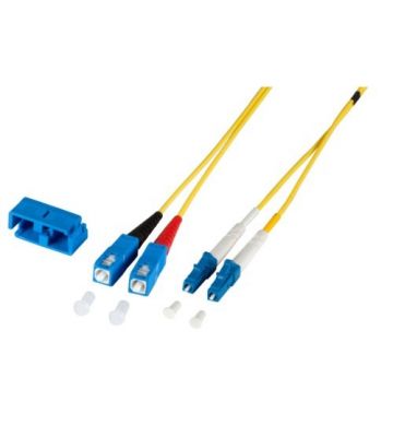 OS2 duplex valokaapeli LC-SC 0,50m