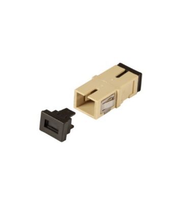 Multimode Keystone-liitin SC-SC simplex beige