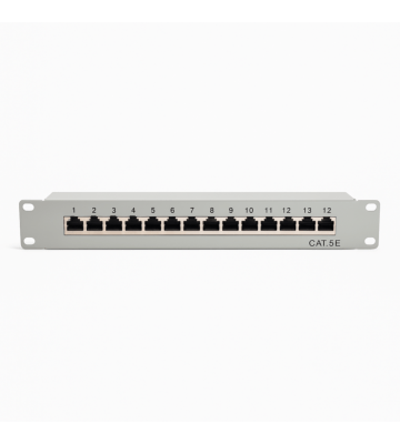 Cat5 10 tuuman 12-porttinen STP-patch-paneeli