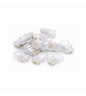 DANICOM UTP CAT6a RJ45 Liitin - joustavalle ytimelle - 10 kpl
