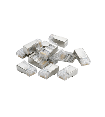 DANICOM FTP CAT6 RJ45 Liitin - jäykkään ytimeen - 10 kpl