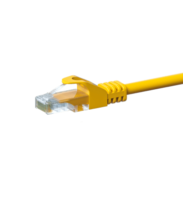 CAT5e UTP patch -kaapeli 2m keltainen - CCA