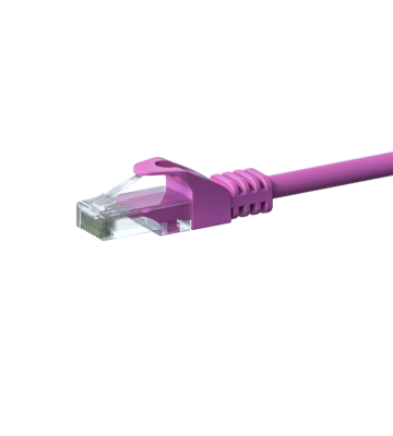 CAT6 UTP patch -kaapeli 2m pinkki - CCA