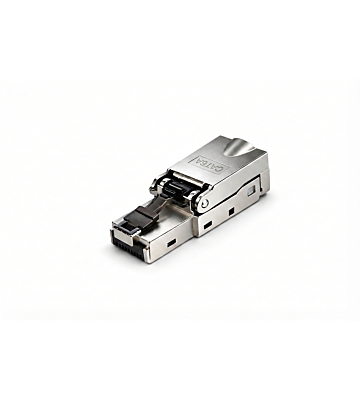 DANICOM S/FTP CAT6A työkaluton RJ45-liitin - jäykkään ytimeen