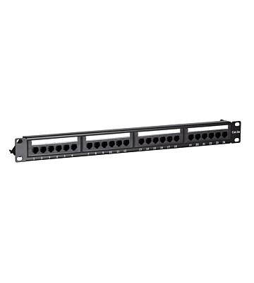CAT5e UTP-kytkentäpaneeli - 24 porttia