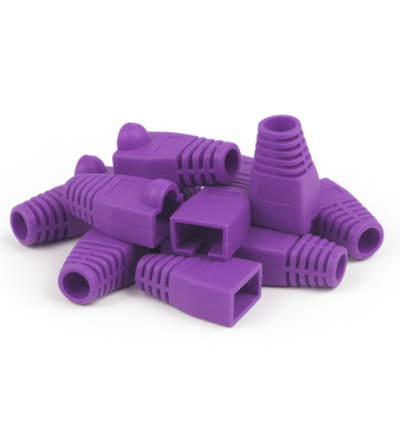 DANICOM RJ45 Kaapeliläpivienti Violetti - 10 kpl