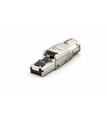 DANICOM S/FTP CAT8 Toolless RJ45 -liitin - jäykkään ytimeen