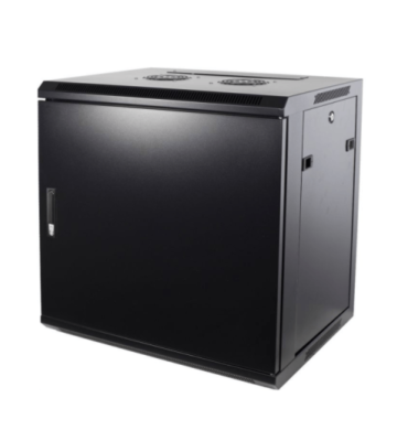 9U seinäkaappi metalliovella 600x600x500mm (LxSxK)