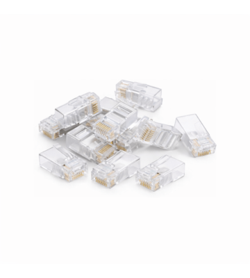 DANICOM UTP CAT6a RJ45 Liitin - joustavalle ytimelle - 10 kpl