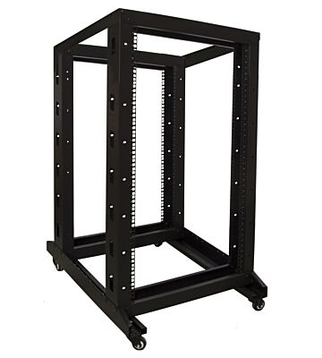 22U avoräkki pyörillä 600x800x1200mm (LxSxK)