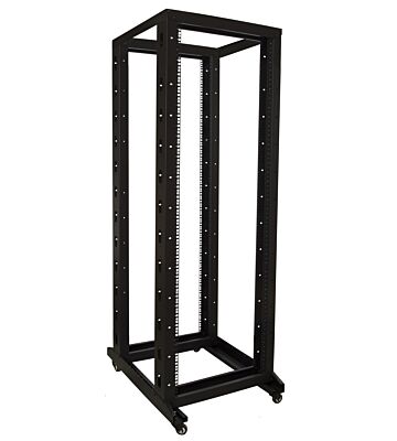 37U avoräkki pyörillä 600x800x1800mm (LxSxK)