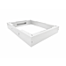 Jalusta 19 tuuman palvelinkaapeille 800x800x150 mm (LxSxK) - Valkoinen