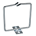 Kaapelin pidike 80 x 80 mm