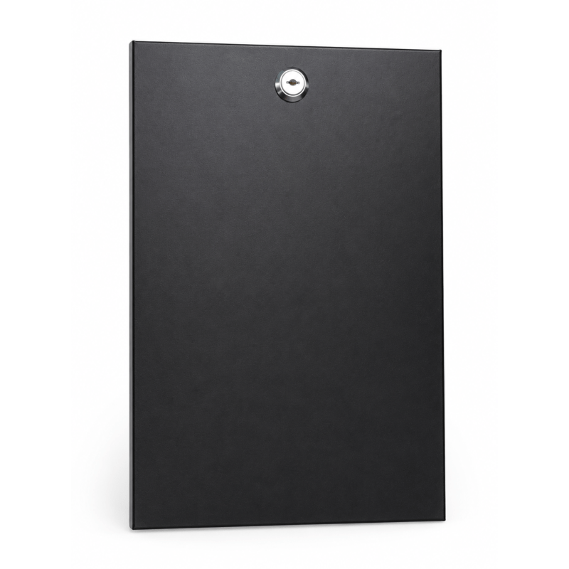 15U sivupaneeli 10" palvelinkaappeihin - 310mm syvä lukolla