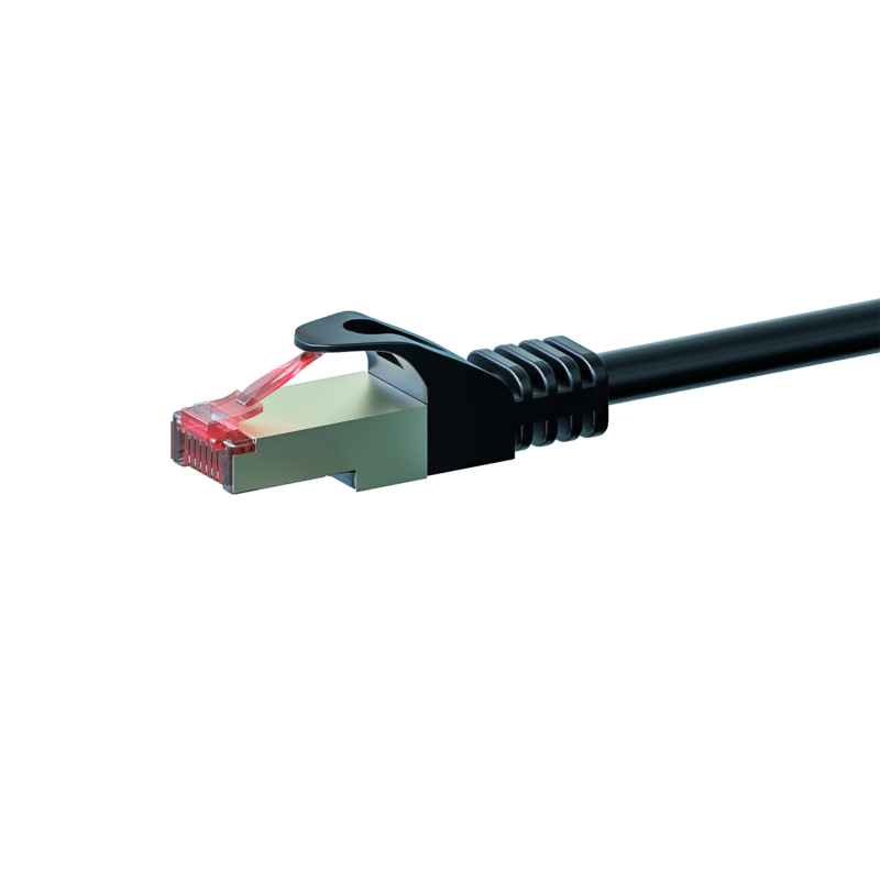 CAT6 S/FTP (PIMF) patch-kaapeli 2m musta