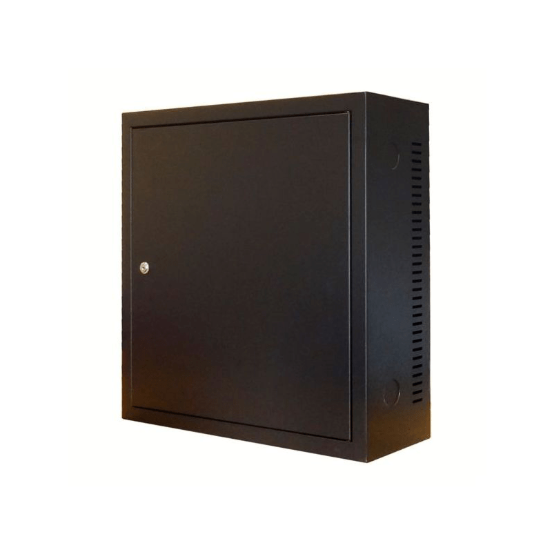 3U seinäkaappi metalliovella 185mm syvä