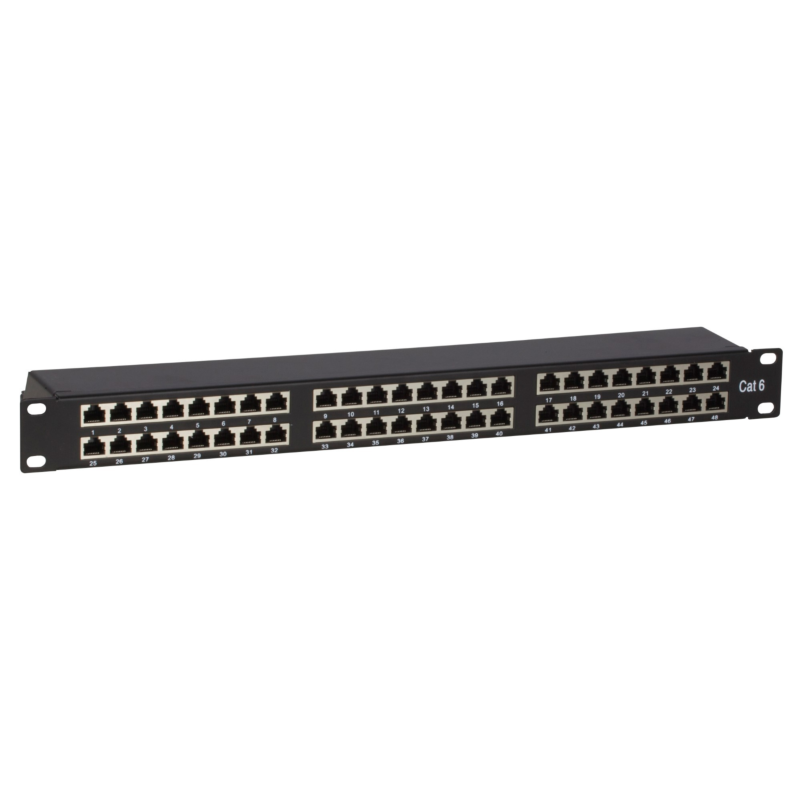 CAT6 FTP-päivityspaneeli - 48 porttia