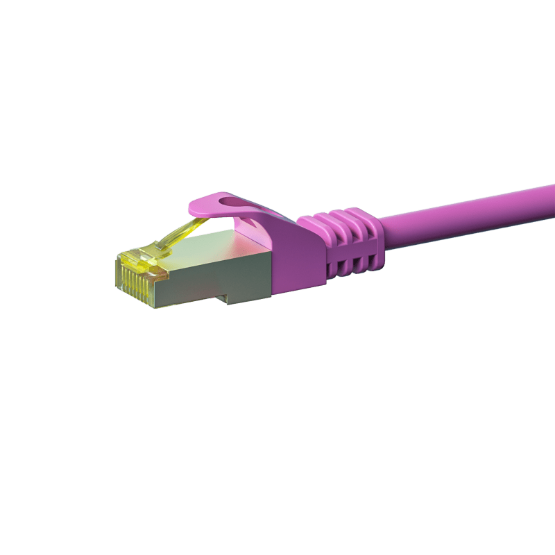 Cat7 S/FTP (PIMF) patch-kaapeli 5m vaaleanpunainen