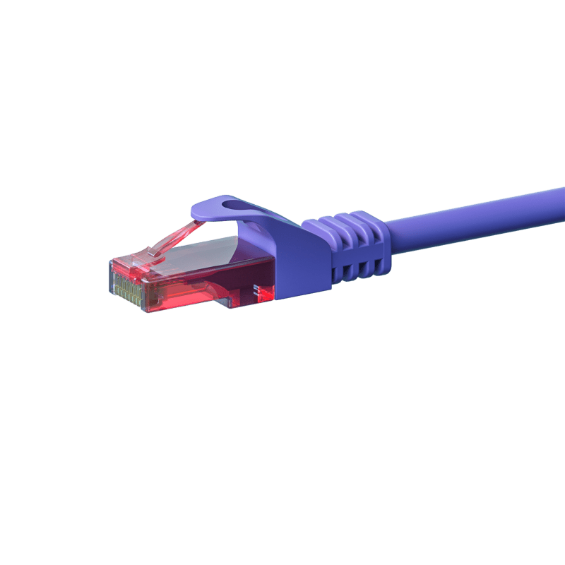 UTP CAT6 patch-kaapeli 2m violetti - 100% kuparia