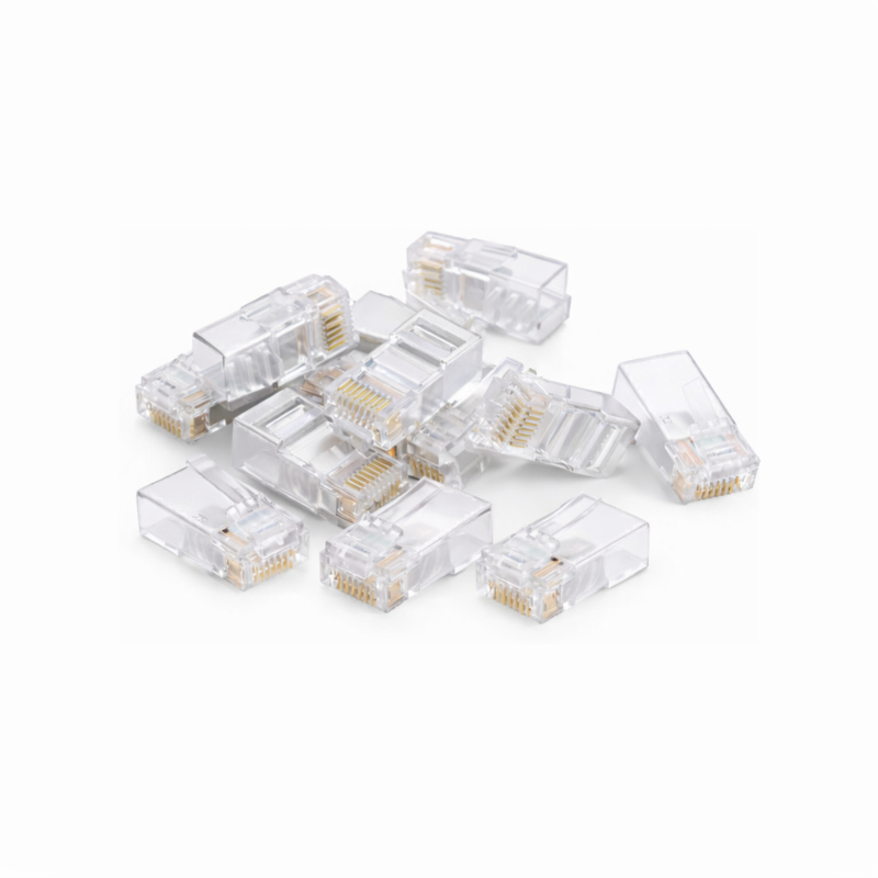 DANICOM UTP CAT5e RJ45 Liitin - joustavalle ja jäykkään ytimelle - 10 kpl