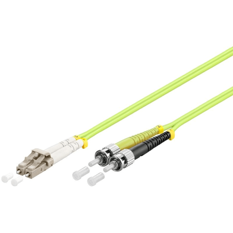 Valokuitukaapeli LC-ST OM5 (laseroptimoitu) 1 m