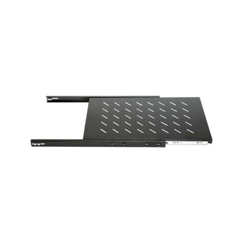 Ulosvedettävä hyllytaso 450 mm syville seinäkaapeille - 1U