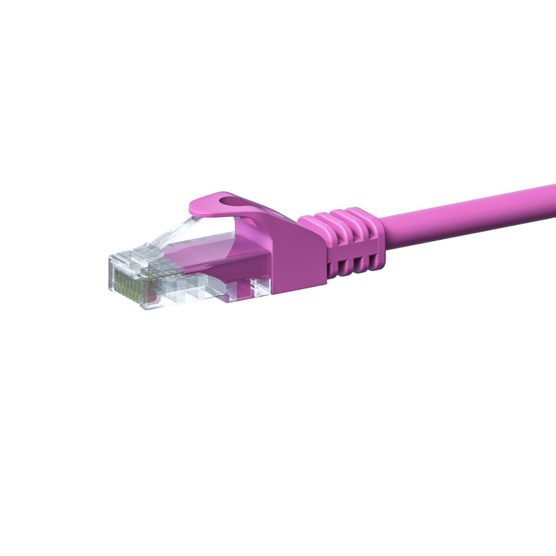 CAT5e UTP patch -kaapeli 5m pinkki - CCA