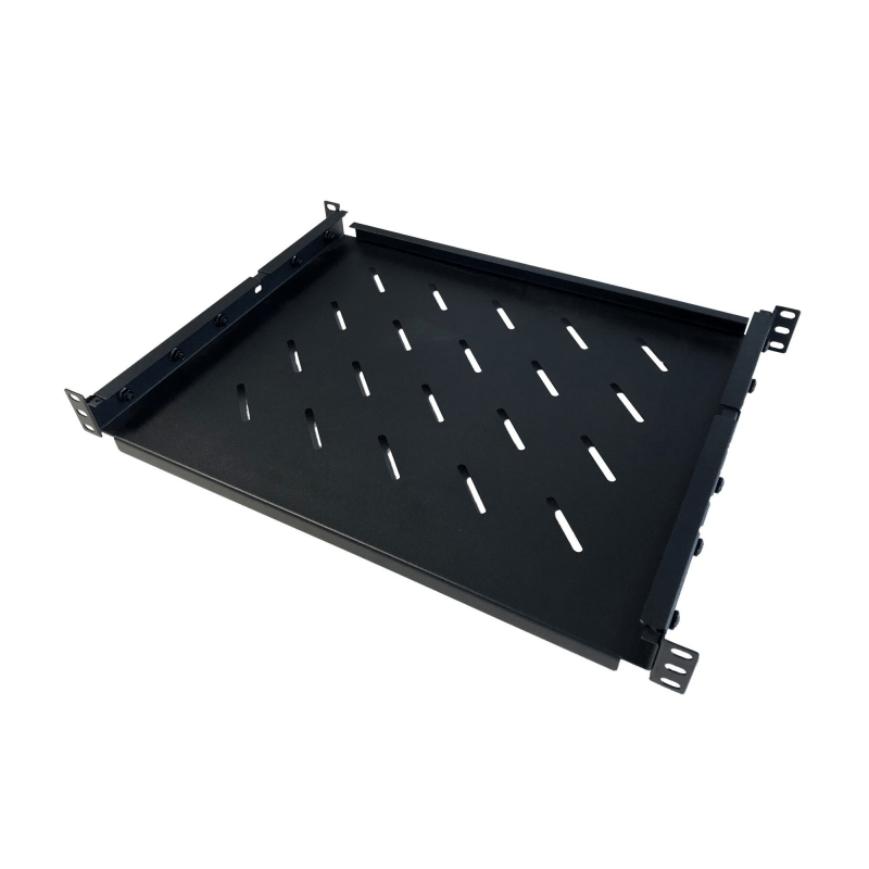 Säädettävä hylly 710–950 mm syville palvelinkaapeille - 1U