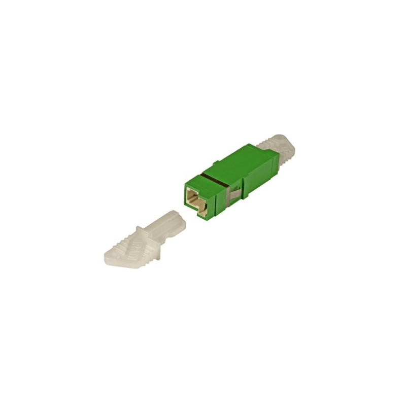 Yksimuotoinen keystone-kytkin E2000-E2000 simplex vihreä