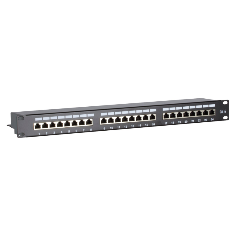 CAT6 FTP-kytkentäpaneeli - 24 porttia