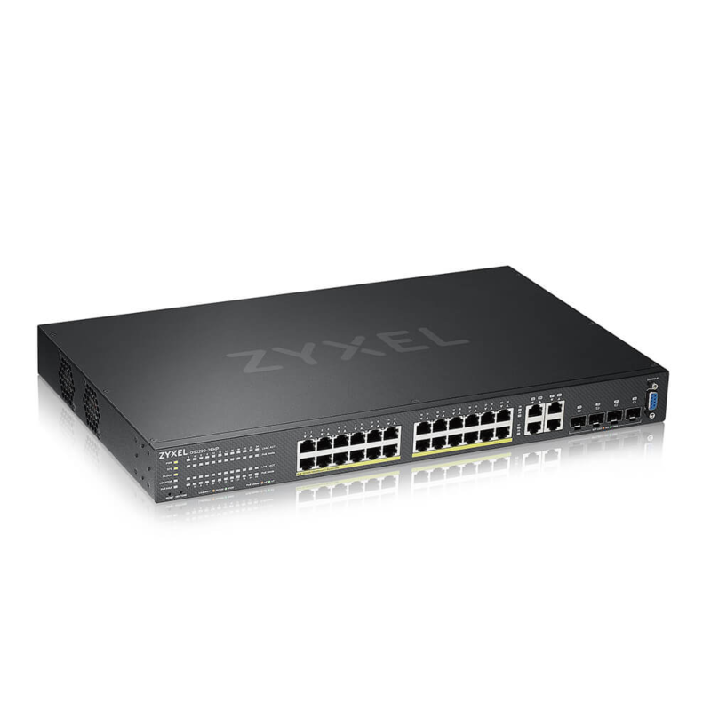 Zyxel 28-porttinen GS2220 hallittu PoE+ -kytkin