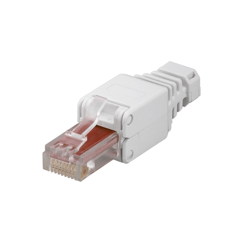 DANICOM UTP CAT5e työkaluton RJ45-liitin - joustavaan ja jäykään ytimeen