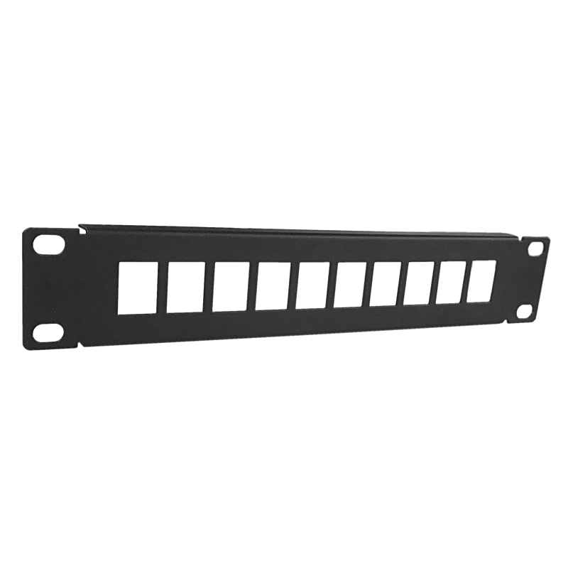 10 tuuman UTP-patch-paneeli keystoneille - 10 porttia