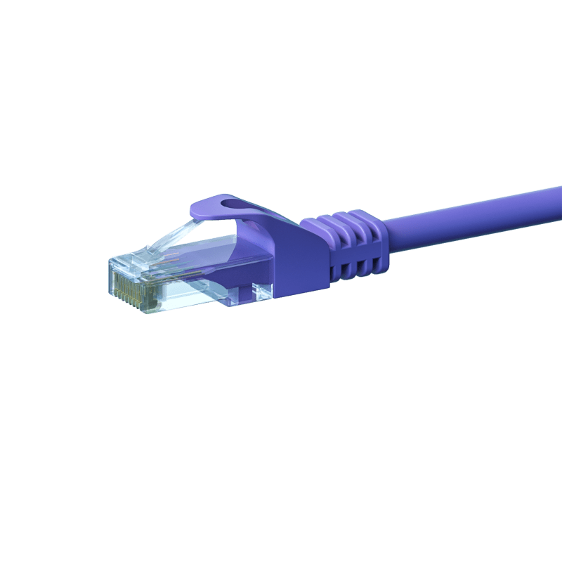 CAT6 UTP patch -kaapeli 2m violetti - CCA