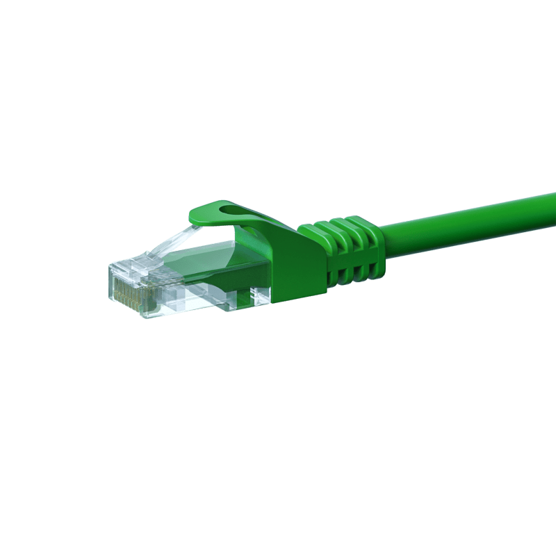 UTP CAT5e patch-kaapeli 1,50m vihreä - 100% kuparia