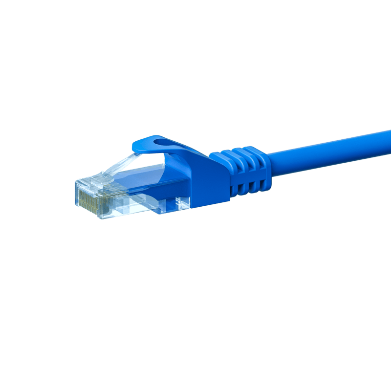 UTP CAT5e patch-kaapeli 50m sininen - 100% kuparia