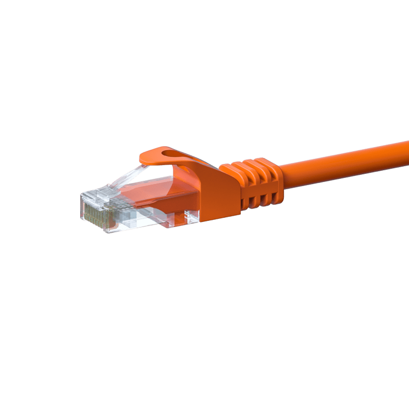 UTP CAT5e patch-kaapeli 3m oranssi - 100% kuparia