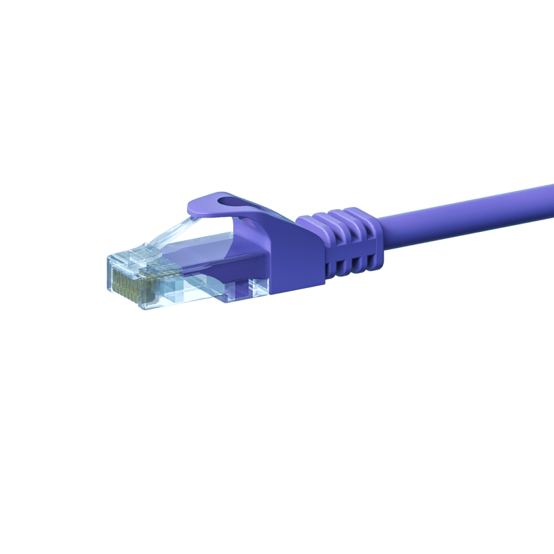 UTP CAT5e patch-kaapeli 1,50m violetti - 100% kuparia