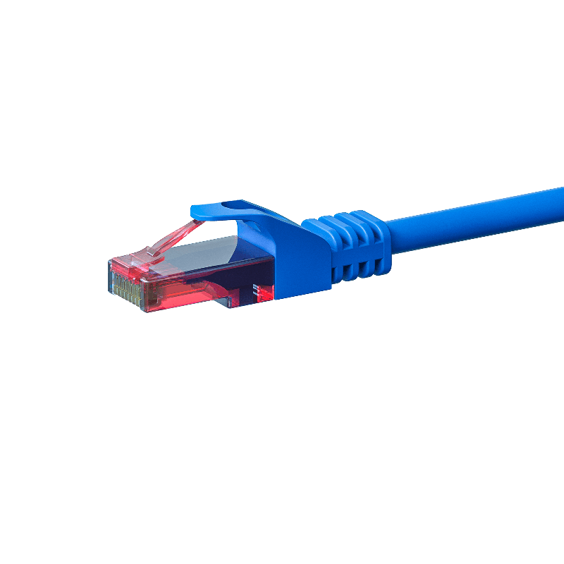 UTP CAT6 patch-kaapeli 0,25m sininen - 100% kuparia